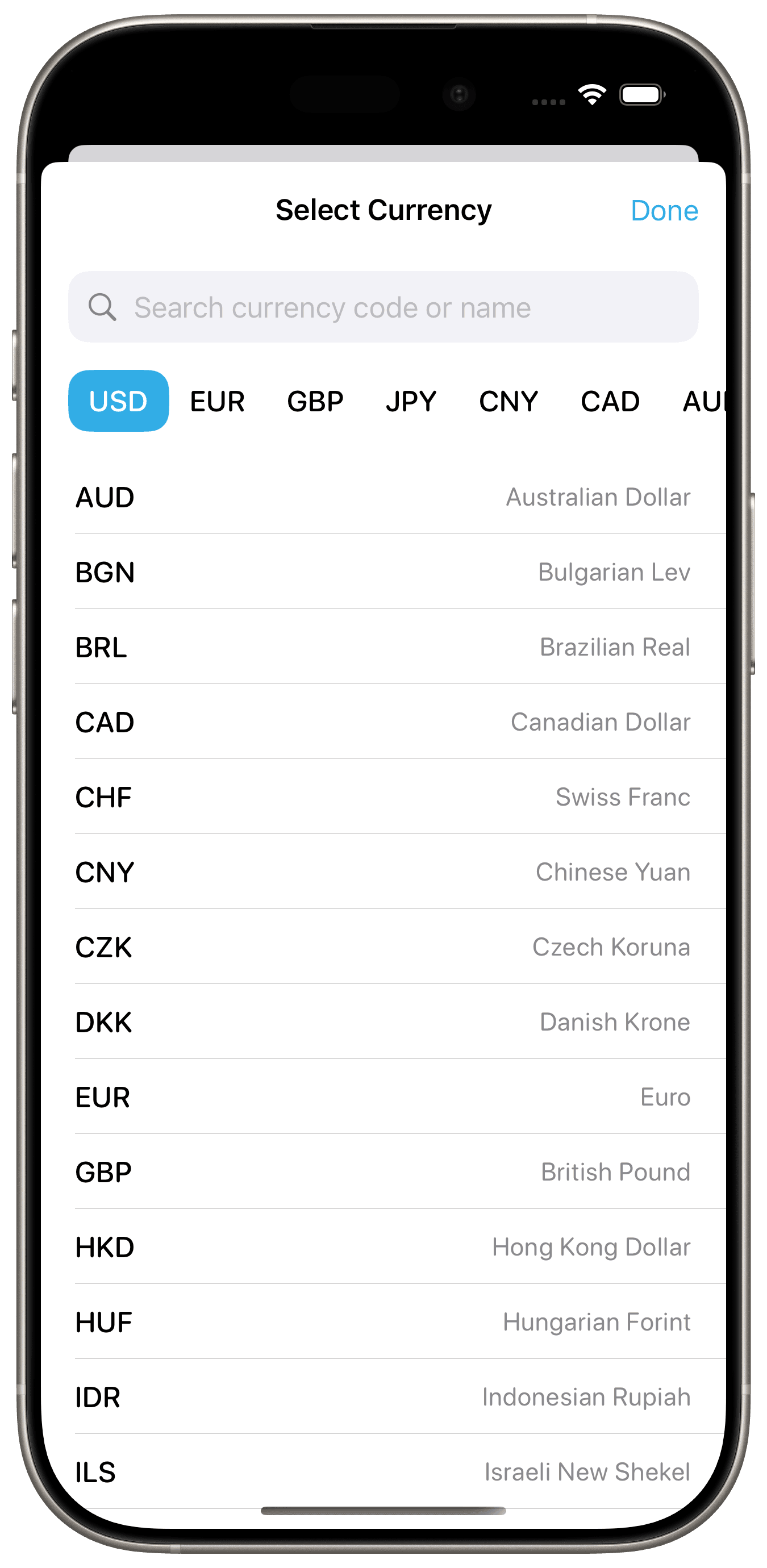 CurrencySpot - Previous